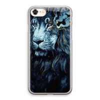 Darkness Lion: iPhone 8 Transparant Hoesje
