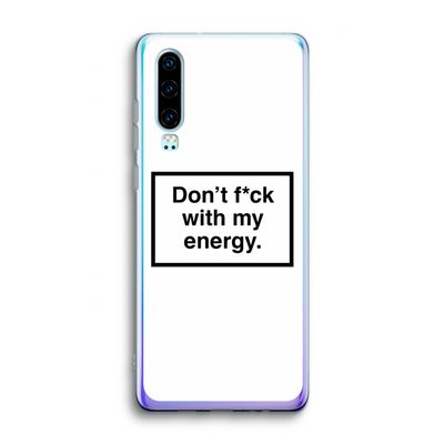 My energy: Huawei P30 Transparant Hoesje