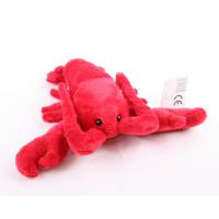 Kreeft knuffel - rood - pluche - 22 cm - dieren