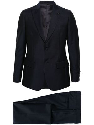 Lardini costume à veste à simple boutonnage - Bleu