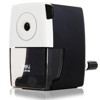 Deli briefpapier potlood slijpers Office school benodigdheden mechanische handmatige potlood Slijer (zwart)