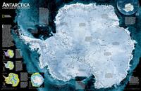 Wandkaart 20091 Antarctica Satellite Map, 78 x 50 cm | National Geographic Wandkaart 20091 Antarctica Satellite Map, 78 x 50 cm | National Geographic