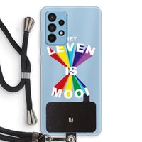 Het Leven Is Mooi: Samsung Galaxy A52 Transparant Hoesje met koord