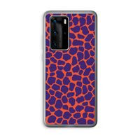 Purple Giraffe: Huawei P40 Pro Transparant Hoesje