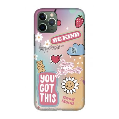 Positivity: Volledig geprint iPhone 11 Pro Hoesje
