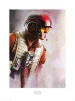 Kunstdruk Star Wars The Last Jedi Poe Paint 60x80cm