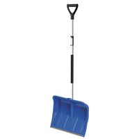 Sneeuwschep/sneeuwschuiver blauw telescopische steel 122 - 160 cm   -