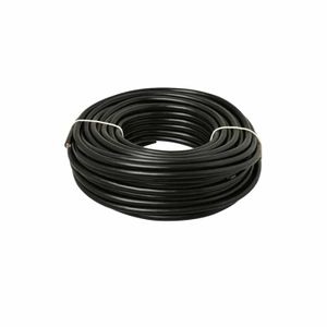 3 x 1 mm² rond snoer zwart 20 meter huishoudsnoer Max 7 5A 1500W