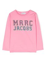 Marc Jacobs Kids t-shirt longues manches à logo imprimé - Rose - thumbnail