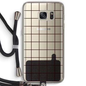 Rooster: Samsung Galaxy S7 Transparant Hoesje met koord