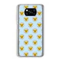 Leeuwenkoppen: Xiaomi Poco X3 NFC Transparant Hoesje Leeuwenkoppen: Xiaomi Poco X3 NFC Transparant Hoesje