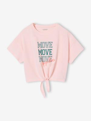 T-shirt met korte mouwen sportkleding lichtroze T-shirt met korte mouwen sportkleding lichtroze