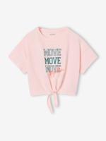 T-shirt met korte mouwen sportkleding lichtroze