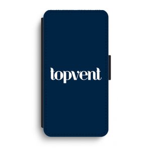 Topvent Navy: iPhone XR Flip Hoesje