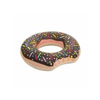 Opblaasbare chocolade donut 107 cm - thumbnail