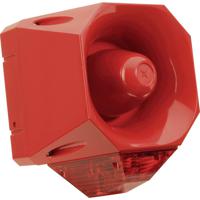 ComPro Combi-signaalgever Asserta AV Rood Flitslicht, Continugeluid 24 V/DC 120 dB
