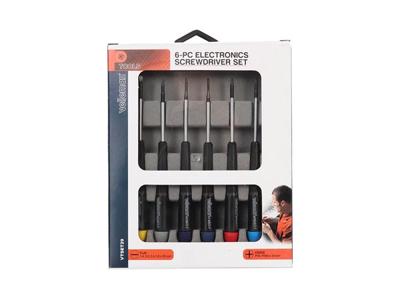 Set van 6 precisieschroevendraaiers (plat/ph) - Velleman