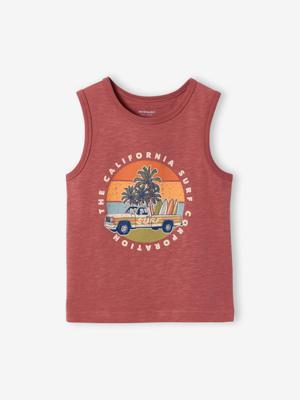 Bedrukt hemdje "California" rozenhout