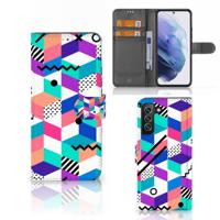 Samsung Galaxy S22 Plus | Book Case | Blokken Kleurrijk