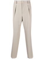 FENDI pantalon de costume à design plissé - Tons neutres