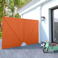 Terrasscherm inklapbaar 240x160 cm terracottakleurig