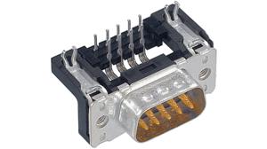 Harting 09 65 162 6813 D-sub male connector 90 ° Aantal polen: 9 Solderen 1 stuk(s)