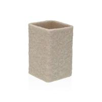Tandenborstelhouder Versa Viti Beige Hars 7,4 x 10,6 x 7,4 cm