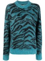 Zadig&Voltaire pull en maille à motif zébré - Bleu Zadig&Voltaire pull en maille à motif zébré - Bleu