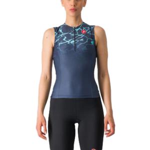 Castelli Free 2 W tri singlet blauw dames S