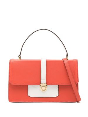 Sarah Chofakian Bianchi tweekleurige crossbodytas - Oranje