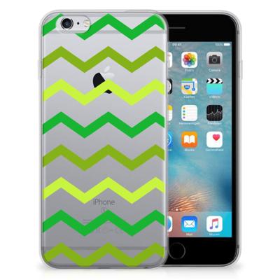 Apple iPhone 6 | 6s | TPU bumper | Zigzag Groen
