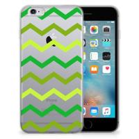 Apple iPhone 6 | 6s | TPU bumper | Zigzag Groen