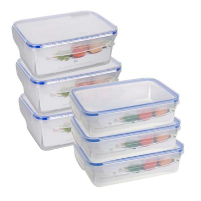 Vershoudbakje - transparant - kunststof - 1400 / 2200 ml - Luchtdicht afgesloten