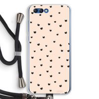 Kleine kattenkopjes: Honor 10 Transparant Hoesje met koord