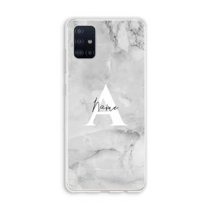 Ivory Marble: Galaxy A51 4G Transparant Hoesje