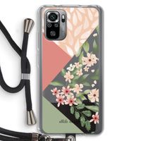 Sweet heaven geometrics: Xiaomi Redmi Note 10S Transparant Hoesje met koord