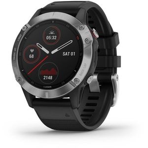 fēnix 6 - zilver met zwarte polsband Smartwatch