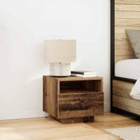 Nachtkastje 2 pcs Oud hout 40 x 39 x 37 cm Bewerkt hout