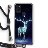 Nightbringer: Samsung Galaxy A21s Transparant Hoesje met koord
