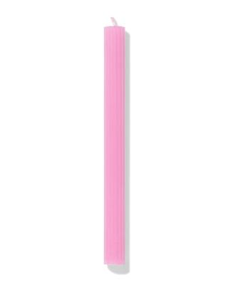 HEMA Huishoudkaars Ø2.2x24cm Relief Roze (roze)
