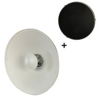 StudioKing Beauty Dish Wit SK-BD550W 55 cm voor Falcon Eyes - thumbnail