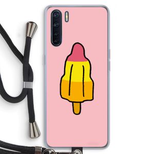 Raketijsje: Oppo A91 Transparant Hoesje met koord