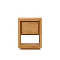 Kave Home Badkamermeubel 'Saula' Teakhout, 80 x 60cm (excl. waskom)