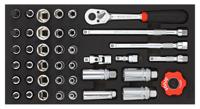 Sonic Dop- & Bitdopset 3/8", SFS 1/3 41-delig 204101