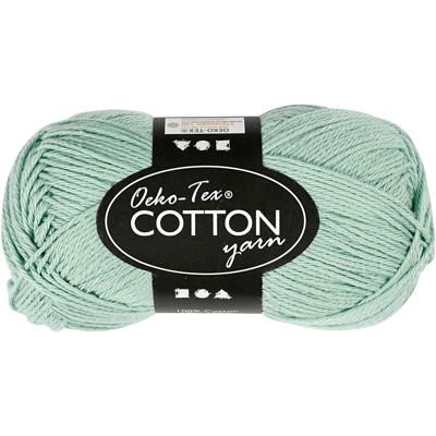Creativ Company Katoengaren, mint groen, 50gr, 170m