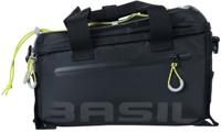 Basil miles trunkbag - sportieve zwarte bagagedragertas voor sportievelingen - 7l - zwart lime