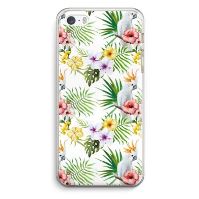 Gele kuif: iPhone 5 / 5S / SE Transparant Hoesje