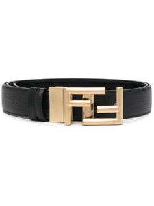 FENDI ceinture à boucle logo - Noir