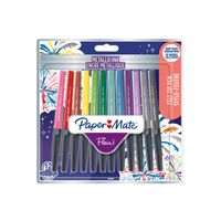 Fineliner Paper Mate Flair Metallic 12 stuks assorti - thumbnail