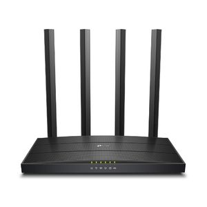 TP-LINK Archer C6U draadloze router Dual-band (2.4 GHz / 5 GHz) Gigabit Ethernet Zwart